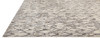 2' x 8' Ivory Gray & Taupe Abstract Stain Resistant Runner Rug