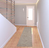 2' x 8' Beige Power Loom Runner Rug