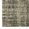 2' x 8' Charcoal Grey Beige and Tan Abstract Power Loom Stain Resistant Runner Rug