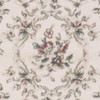 2' x 8' Ivory Bordered Floral Indoor Runner Rug