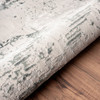 2' x 8' Ivory Abstract Area Rug