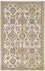 2' x 8' Ivory Sand Floral Vine Wool Indoor Runner Rug