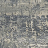 2' x 8' Grey and Beige Abstract Power Loom Non Skid Runner Rug