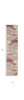 2' x 8' Ivory and Pink Abstract Power Loom Non Skid Runner Rug