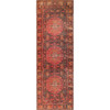 2' x 8' Brown Medallion Power Loom Runner Rug
