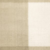 2' x 8' Beige and Ivory Geometric Power Loom Stain Resistant Runner Rug
