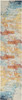 2' x 8' Sealife Abstract Power Loom Non Skid Runner Rug