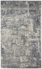 3' x 5' Beige and Grey Abstract Power Loom Non Skid Area Rug