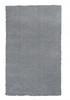 3' x 5' Grey Plain Area Rug