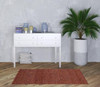 3' x 5' Red Gold and Blue Geometric Power Loom Stain Resistant Area Rug