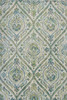 3' x 5' Ivory or Teal Parisian Polypropylene Area Rug