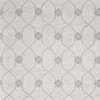 3' x 5' Ivory Hand Tufted Ogee Indoor Area Rug