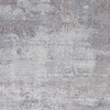 3' x 5' Slate Grey Hand Loomed Abstract Brushstroke Indoor Area Rug