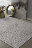 3' x 5' Grey Mosaic Area Rug