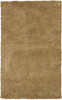 3' x 5' Gold Plain Area Rug