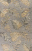 3' x 5' Grey Hand Tufted Tropical Palms Indoor Area Rug