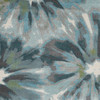 3' x 5' Teal Watercolor Leaves Area Rug