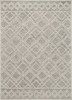 3' x 5' Sand Geometric Diamond Wool Area Rug