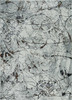 3' x 5' Ivory or Grey Abstract Area Rug