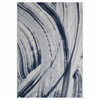 3' x 5' Blue Abstract Dhurrie Area Rug