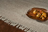 3' x 5' Beige Chain Stitch Hand Woven Wool Indoor Area Rug