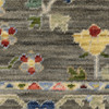 3' x 5' Grey Salmon Pink Gold Blue Rust Deep Blue Ivory & Green Oriental Power Loom Rug