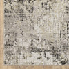 3' x 5' Grey Ivory Beige Charcoal Black Tan & Brown Abstract Power Loom Area Rug