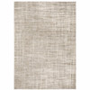 3' x 5' Beige Grey Ivory Tan & Brown Abstract Power Loom Area Rug