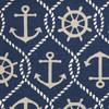 3' x 5' Navy Marine UV Treated Area Rug