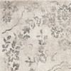 3' x 5' Grey Floral Vines Area Rug