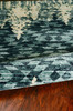 3' x 5' Slate Blue Machine Woven Pinegrove Lodge Indoor Area Rug