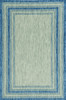 3' x 5' UV Treated Polypropylene Grey or Denim Area Rug