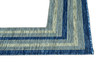 3' x 5' UV Treated Polypropylene Grey or Denim Area Rug
