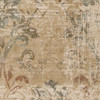 3' x 5' Champagne Beige Machine Woven Damask Indoor Area Rug