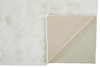 3' x 5' White Shag Area Rug