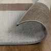 3' x 5' Grey Patchwork Power Loom Stain Resistant Area Rug