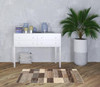 3' x 5' Slate Patchwork Power Loom Stain Resistant Area Rug