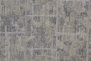 3' x 8' Gray and Ivory Abstract Hand Woven Runner Rug