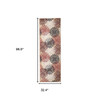 3' x 8' Gold and Gray Medallion Power Loom Stain Resistant Runner Rug