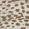 3' x 8' Brown and Ivory Abstract Stain Resistant Runner Rug