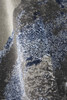 3' x 8' Blue Gray and White Abstract Stain Resistant Runner Rug