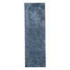 3' x 8' Blue Shag Stain Resistant Runner Rug