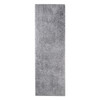 3' x 8' Silver Shag Stain Resistant Runner Rug