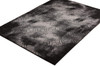 4' x 6' Black Abstract Power Loom Stain Resistant Area Rug