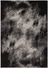 4' x 6' Black Abstract Power Loom Stain Resistant Area Rug