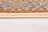 4' x 6' Cream and Blue Traditional Area Rug