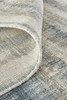 4' x 6' Gray Blue and Green Abstract Hand Woven Area Rug