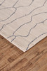 4' x 6' Ivory and Gray Abstract Hand Woven Area Rug