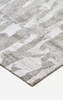 4' x 6' Gray Taupe and Silver Abstract Tufted Handmade Area Rug