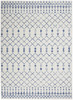 4' x 6' Ivory Geometric Berber Area Rug